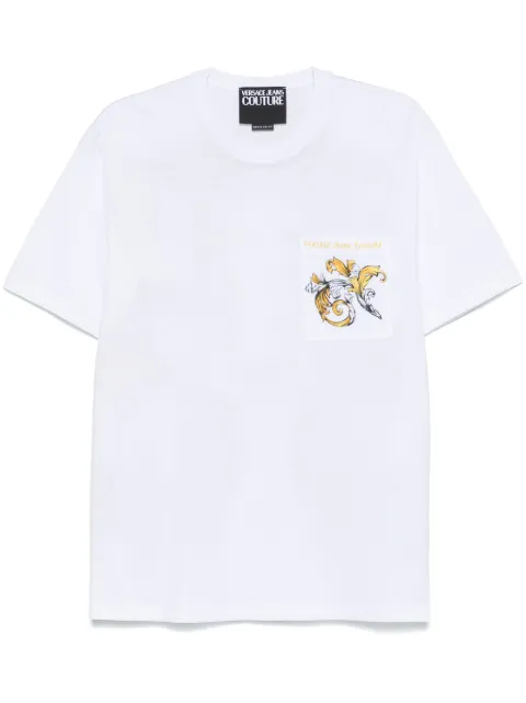 Versace Jeans Couture playera con logo estampado