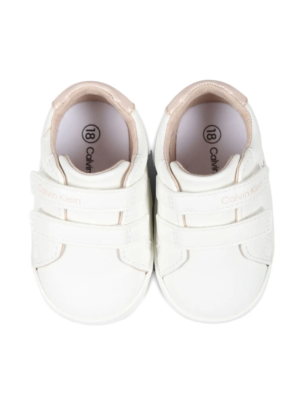 Calvin Klein Kids Sneakers met logoprint Wit