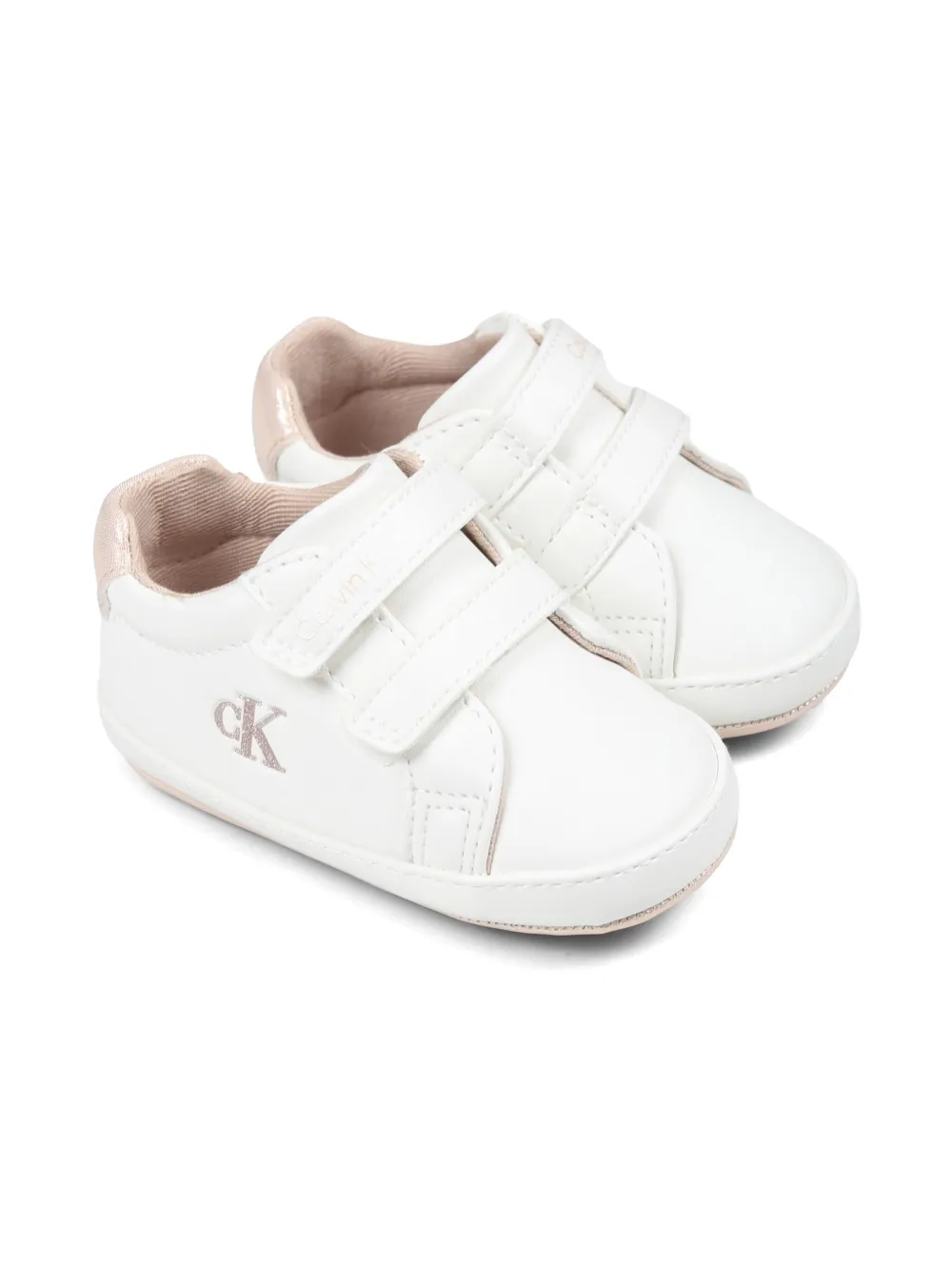 Calvin Klein Kids Sneakers met logoprint Wit