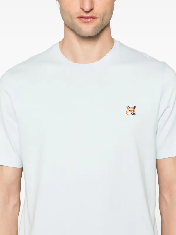 Maison Kitsuné フォックスヘッド Tシャツ | ブルー | FARFETCH JP