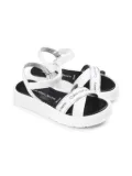 Calvin Klein Kids leather sandals - White