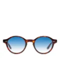 Peter & May Walk MIAOUUU SUN tortoise oval-frame sunglasses - Brown