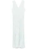 Forte Forte pleated maxi dress - Blue
