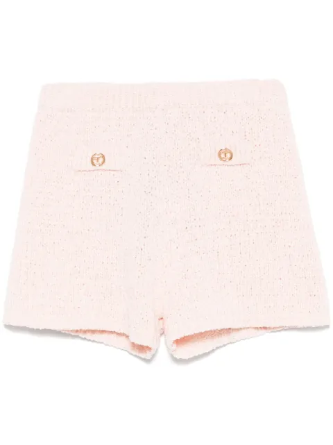 TWINSET Oval T-buttons knitted shorts