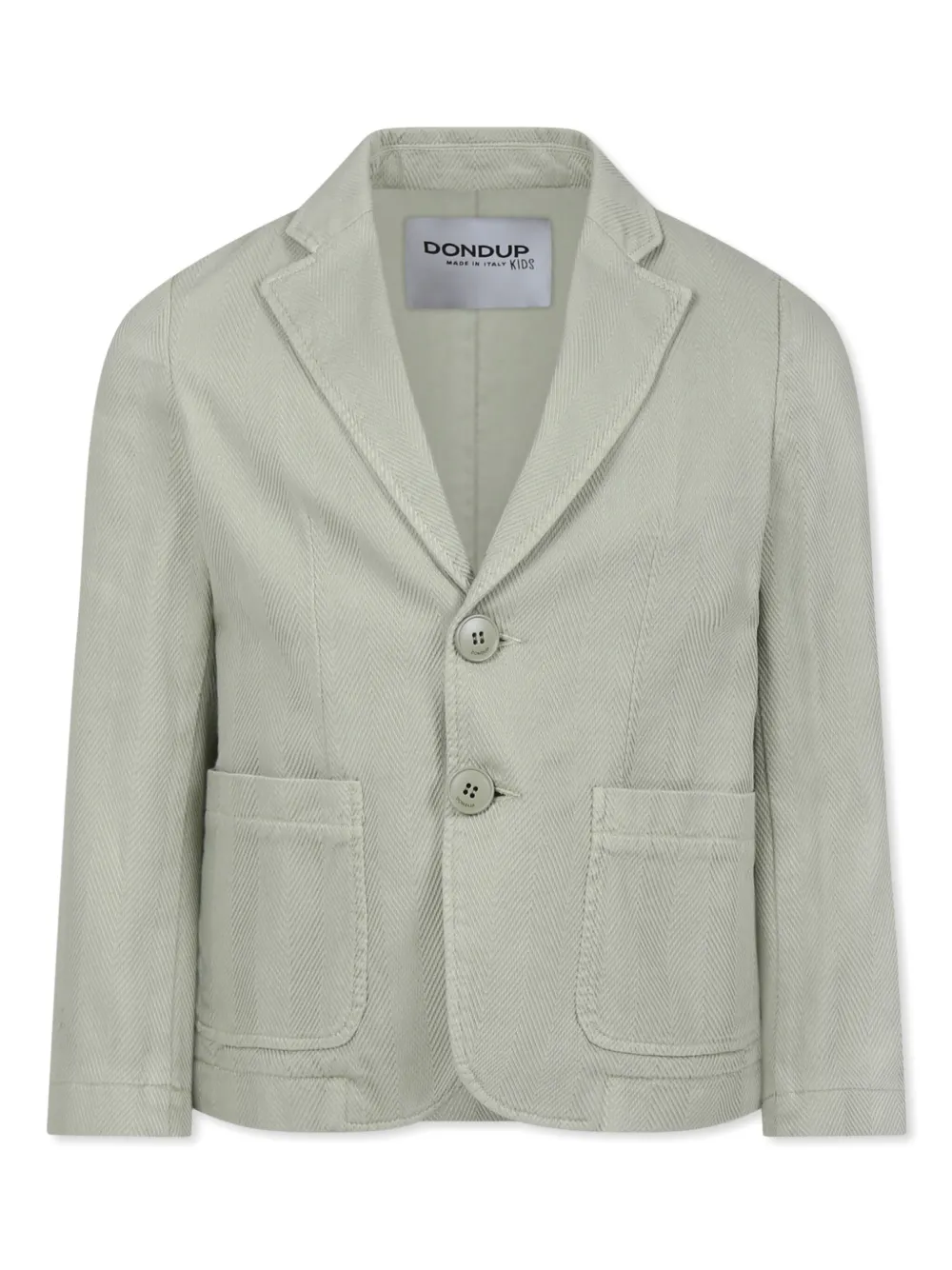 DONDUP KIDS Blazer met enkele rij knopen Groen