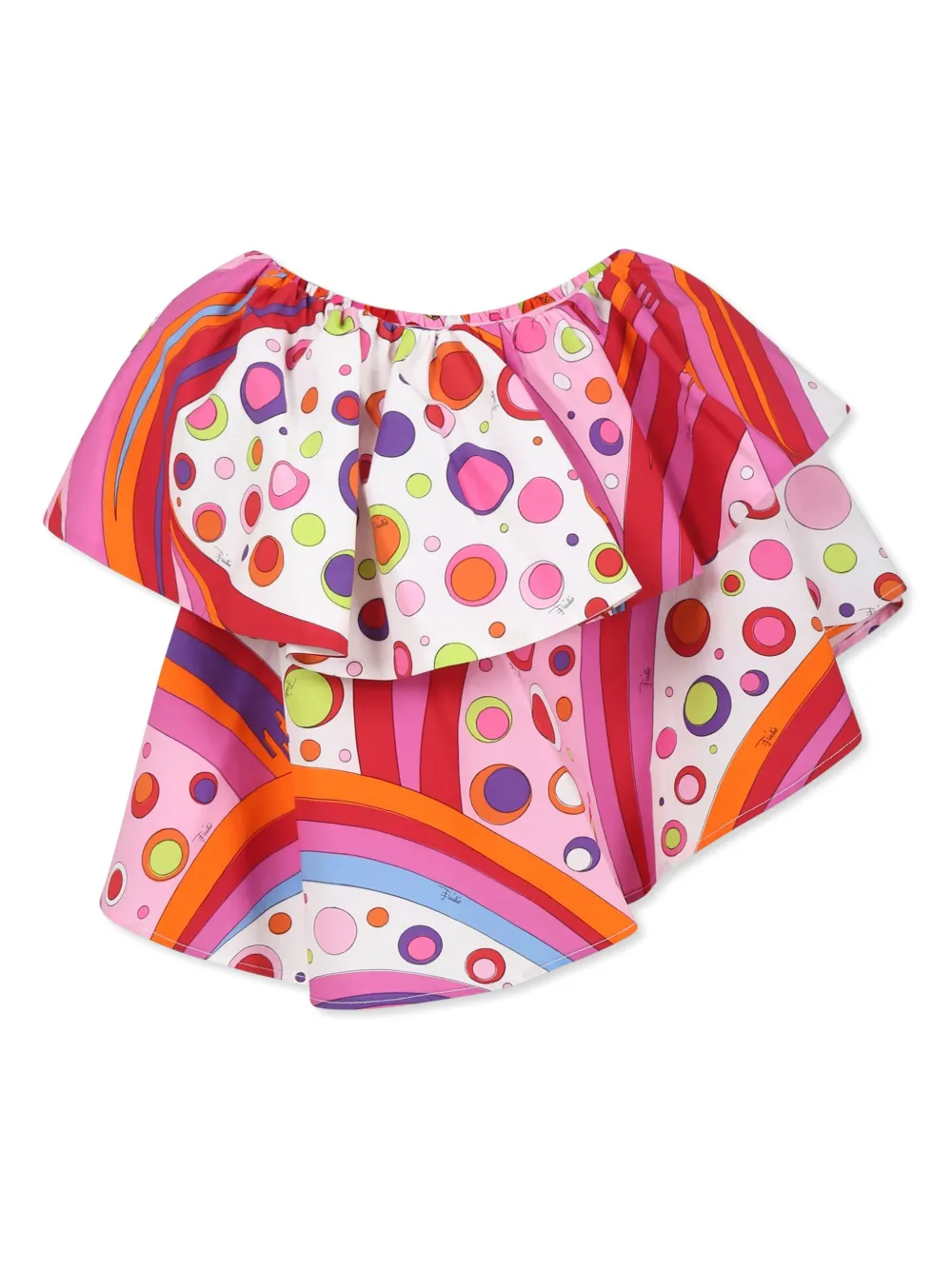PUCCI Junior Fontane-print top | Pink | Image 1