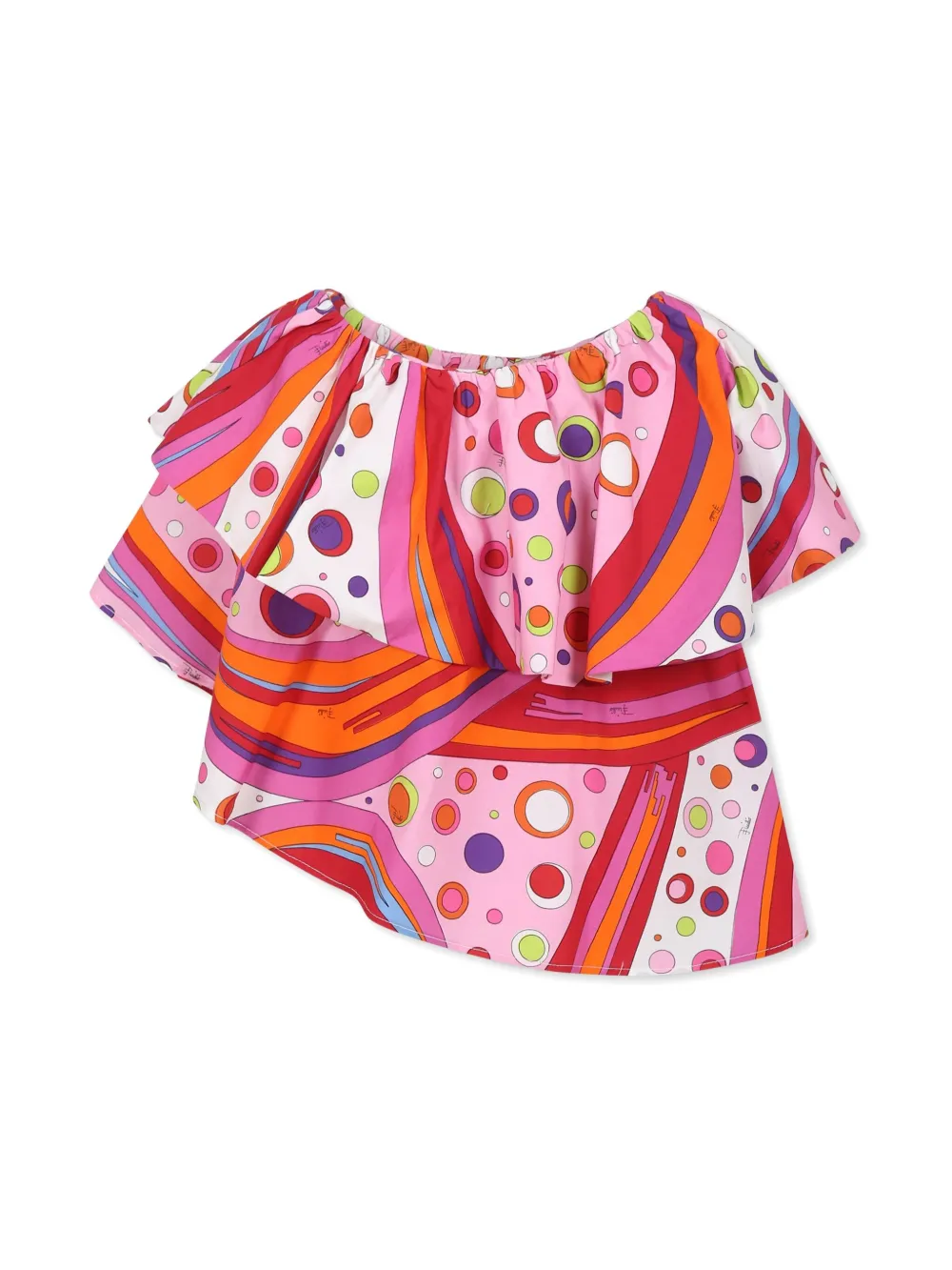 PUCCI Junior Fontane-print top - Roze