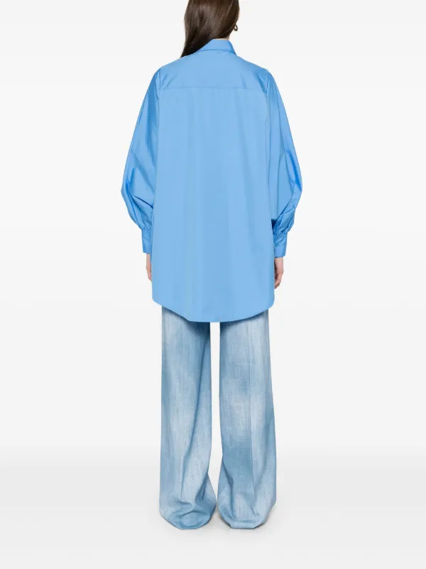 Bluefin ⭐️新品 ERMANNO SCERVINO Ermanno Scervino Embroidered Shirt | Blue | FARFETCH ID