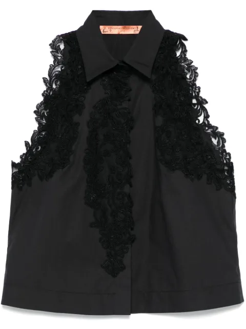 Ermanno Scervino lace-detail top