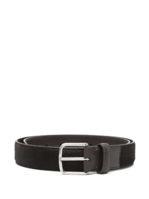 （新作）The Row Ana 組紐 ベルト Classic Belt Black in Leather – The Row