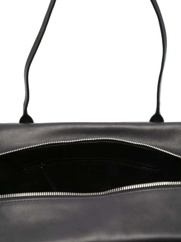 トートバッグ 25ss The Row Henri Tote Bag In Grainy Leather W1759L41BRUS The Row Henri Tote Bag | Black | FARFETCH