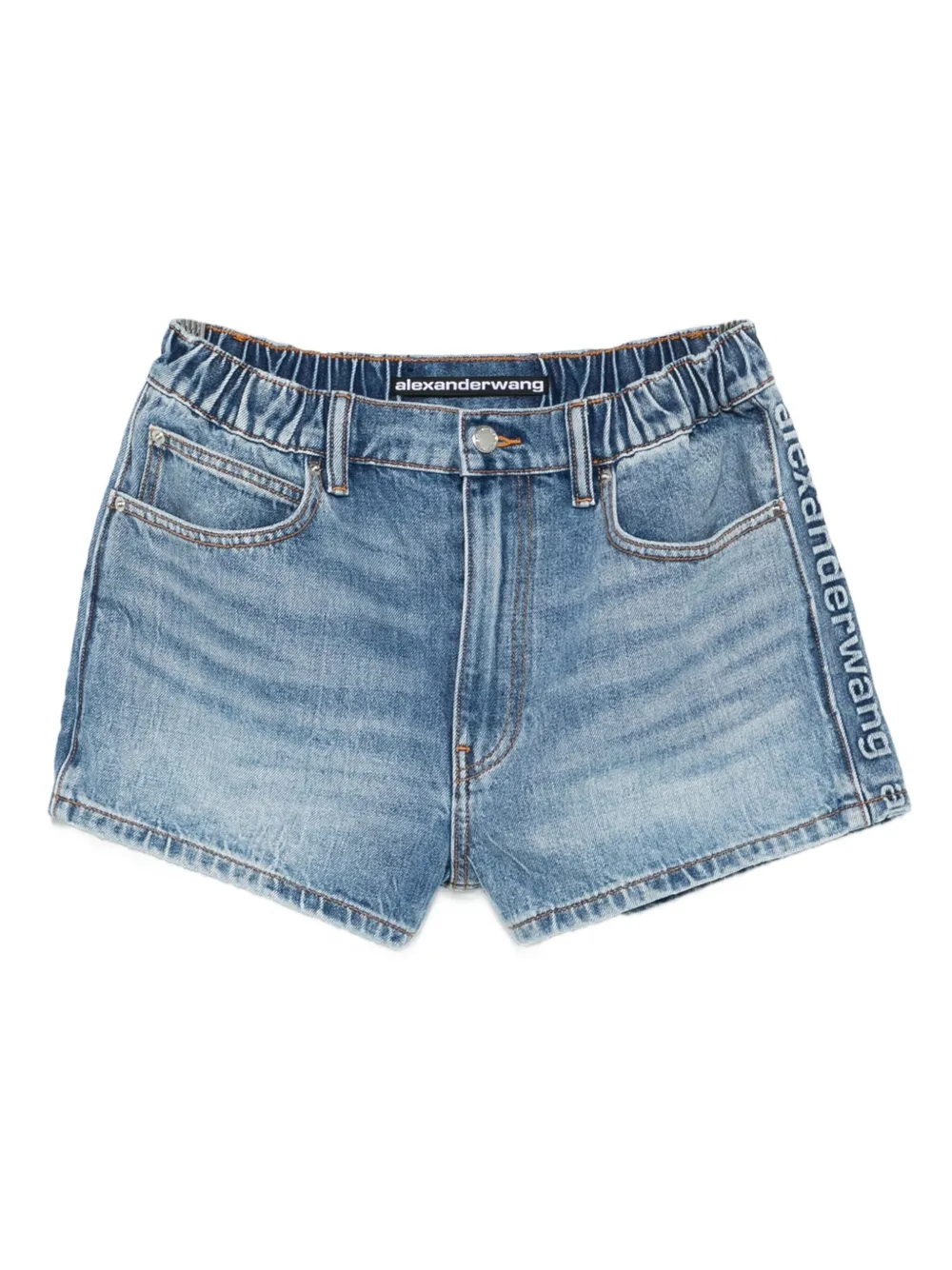 Alexander Wang Marathon denim shorts Blauw