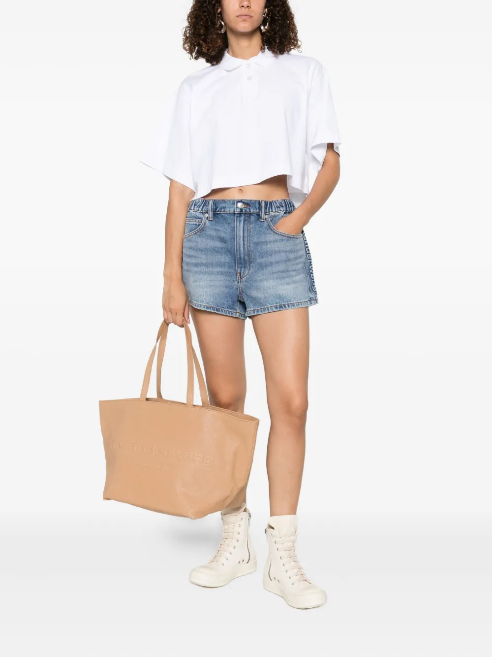 Alexander Wang Marathon denim shorts | Short Shorts | Image 2