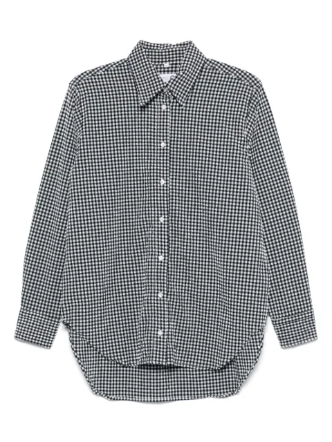 Hunza G camisa con motivo de cuadros