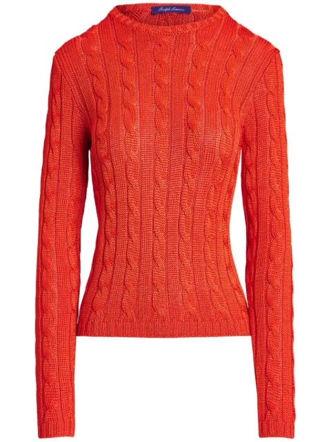 Ralph Lauren Collection Aran-knit jumper