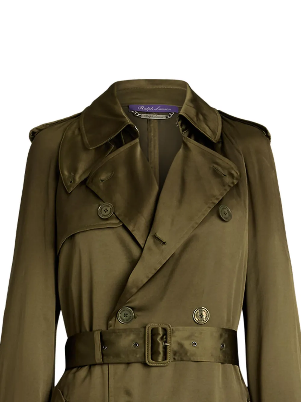 Ralph Lauren Collection belted trench coat - Groen