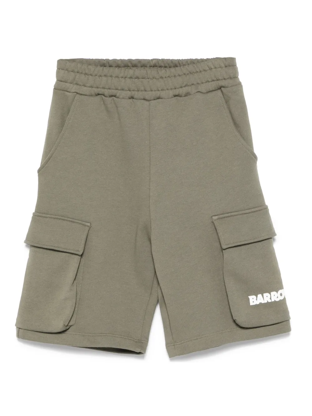 Barrow kids cotton cargo shorts | Green | Image 1