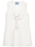 Prada satin mini dress - White