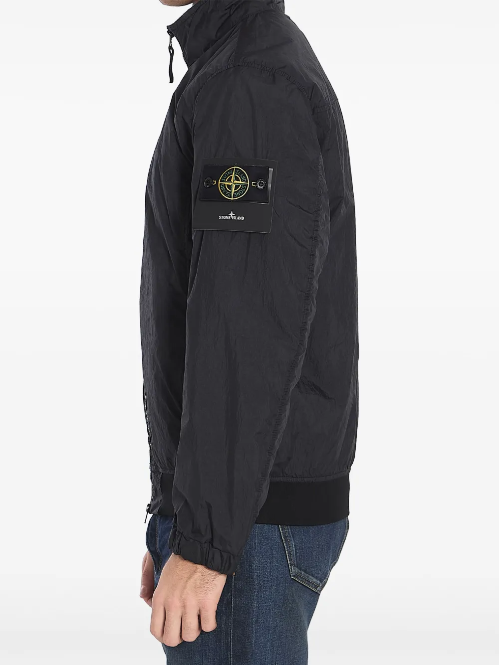 Stone Island Compass Badge bomber jacket - Zwart