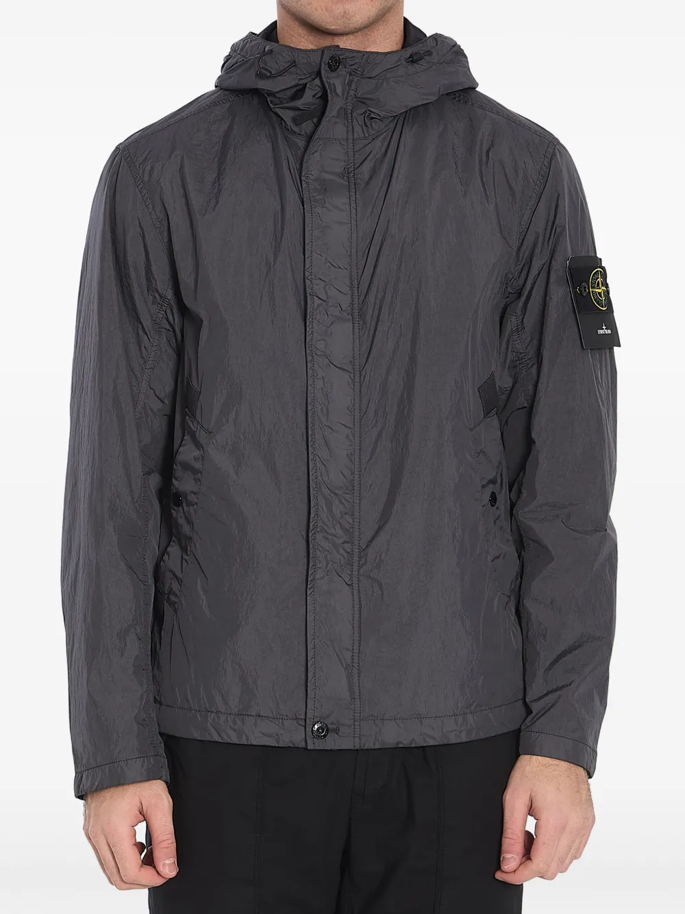 Stone Island Crinkle Reps lightweight jacket Grijs