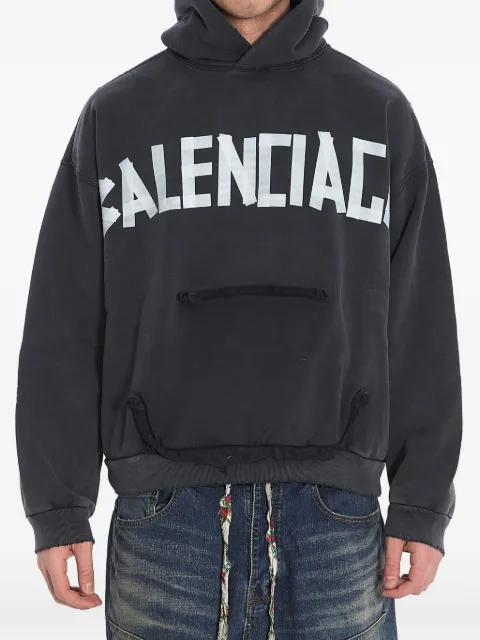 Balenciaga Tape Type logo-print hoodie