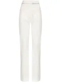 Gloria Coelho double-flared trousers - White