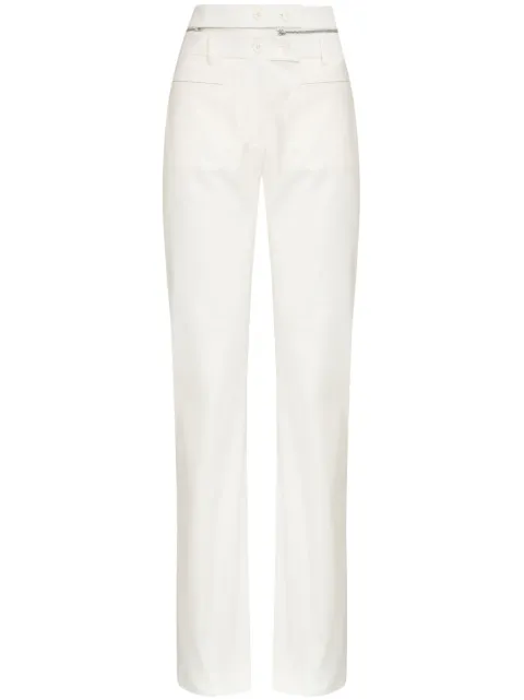 Gloria Coelho double-flared trousers