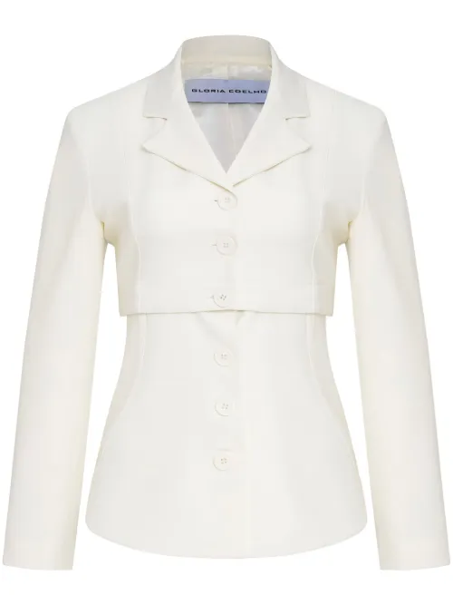 Veste cintrée en tissu stretch - Gloria Coelho - Modalova