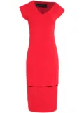 Gloria Coelho cut-out midi dress - Red