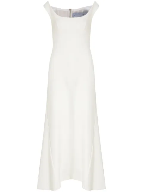Gloria Coelho vestido largo Corselet Regata