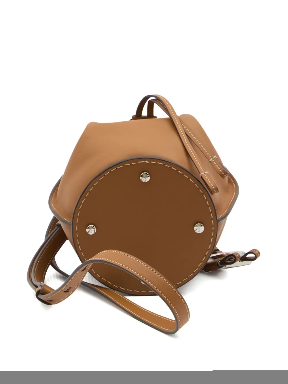 Tod's mini leather bucket bag - Bruin