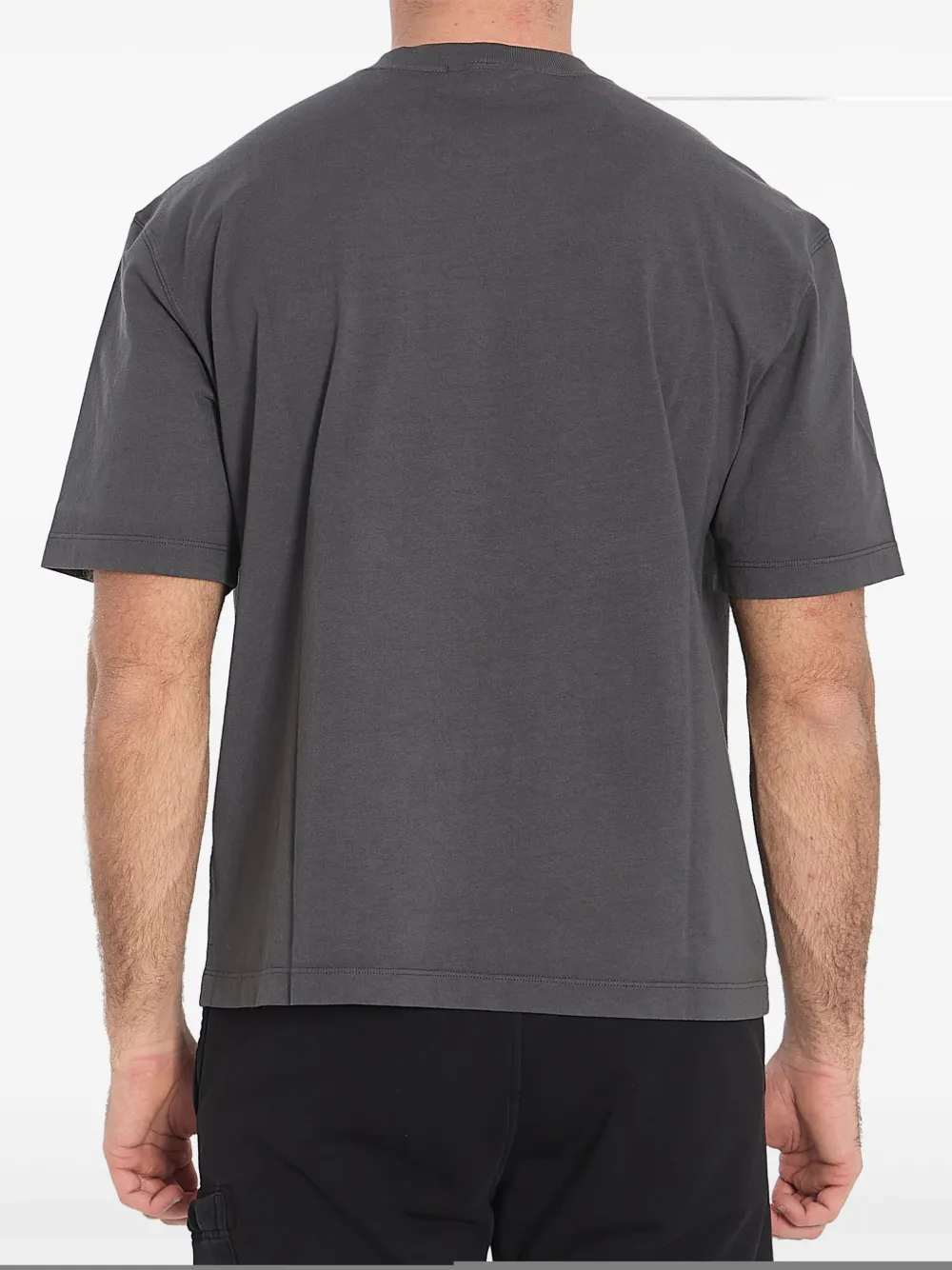 Stone Island T-shirt met Compass-logopatch Grijs