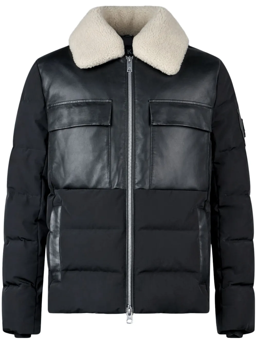 zip-up puffer jacket