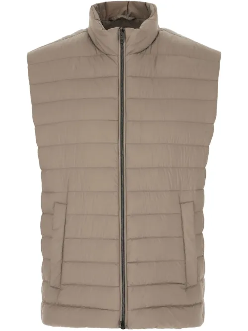 Gilet matelassé à plaque logo - Herno - Modalova