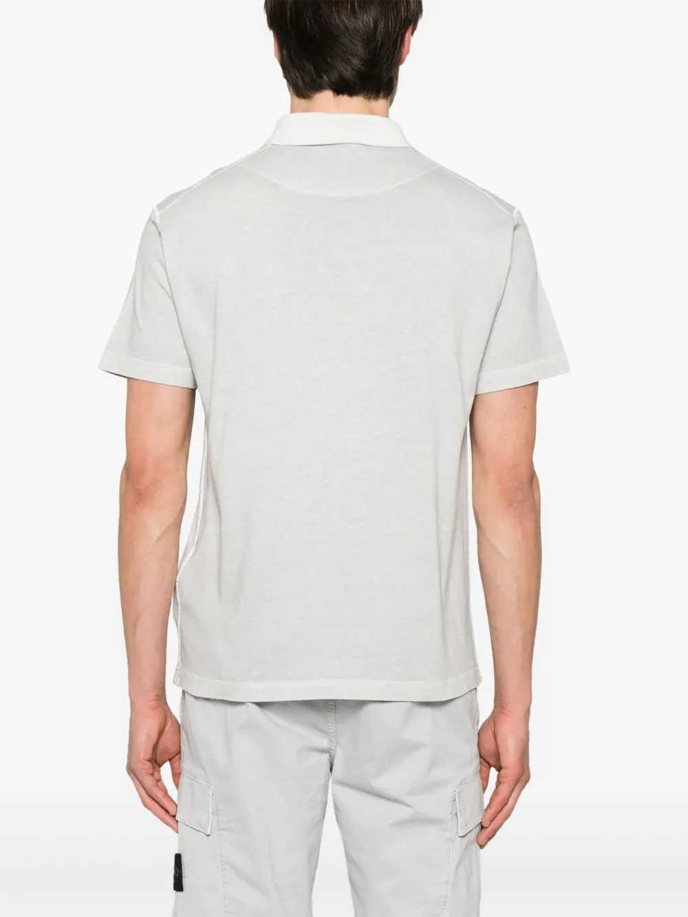 Stone Island Poloshirt met Compass-logopatch Grijs