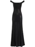 Gloria Coelho mesh maxi dress - Black