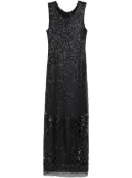 Gloria Coelho sequin dress - Black