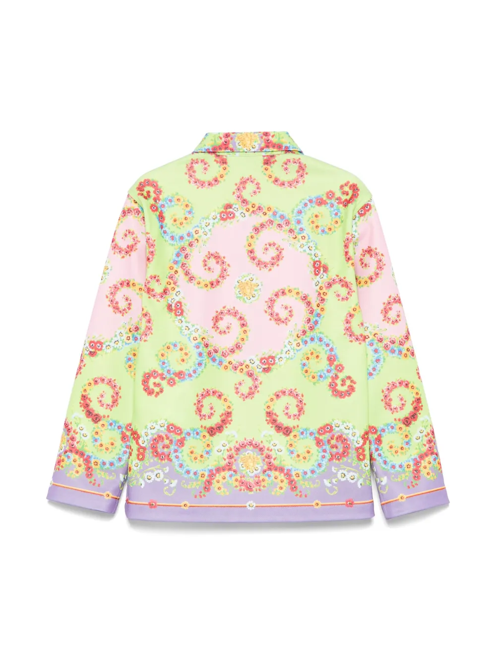 Versace Kids printed shirt - Roze