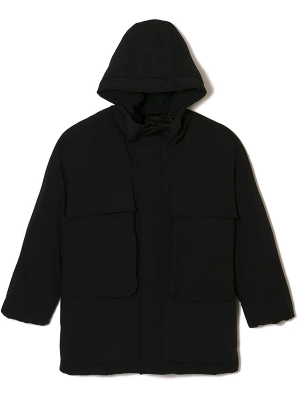 FLAP-POCKET HOODED JACKET