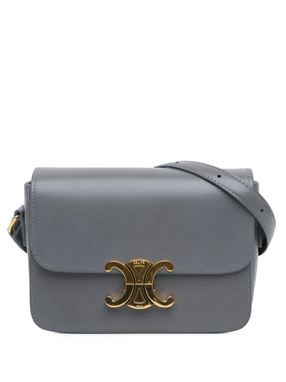 2023 Teen Shiny Calfskin Triomphe crossbody bag