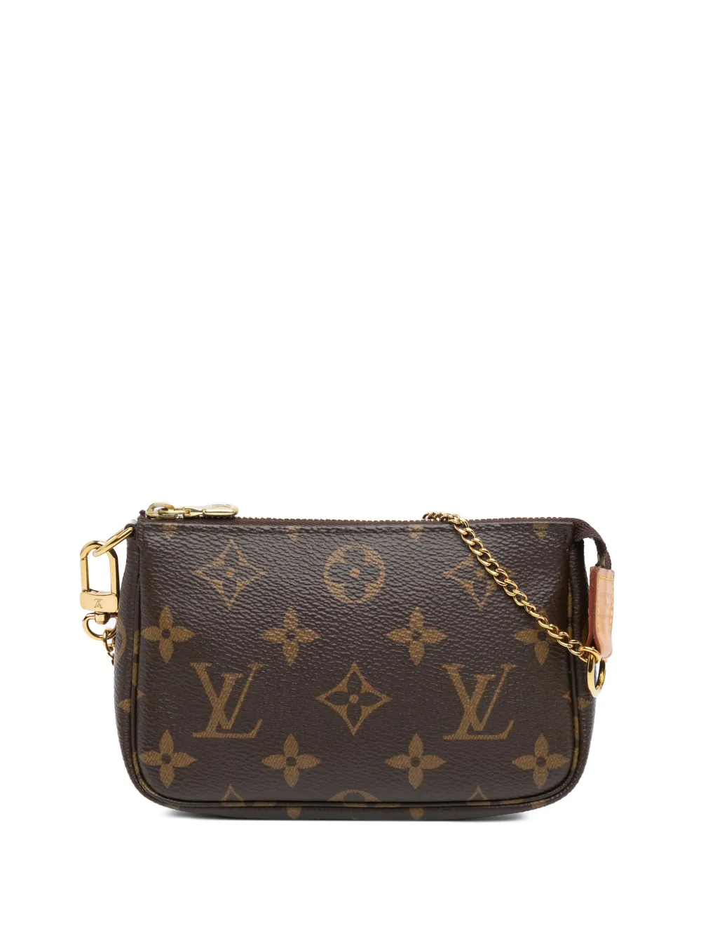 Louis Vuitton Pre-Owned 2021 モノグラム ミニ ポシェット アクセソワール ハンドバッグ - ブラウン Louis Vuitton Pre-Owned 2021 モノグラム ミニ ポシェット アクセソワール ハンドバッグ - ブラウン