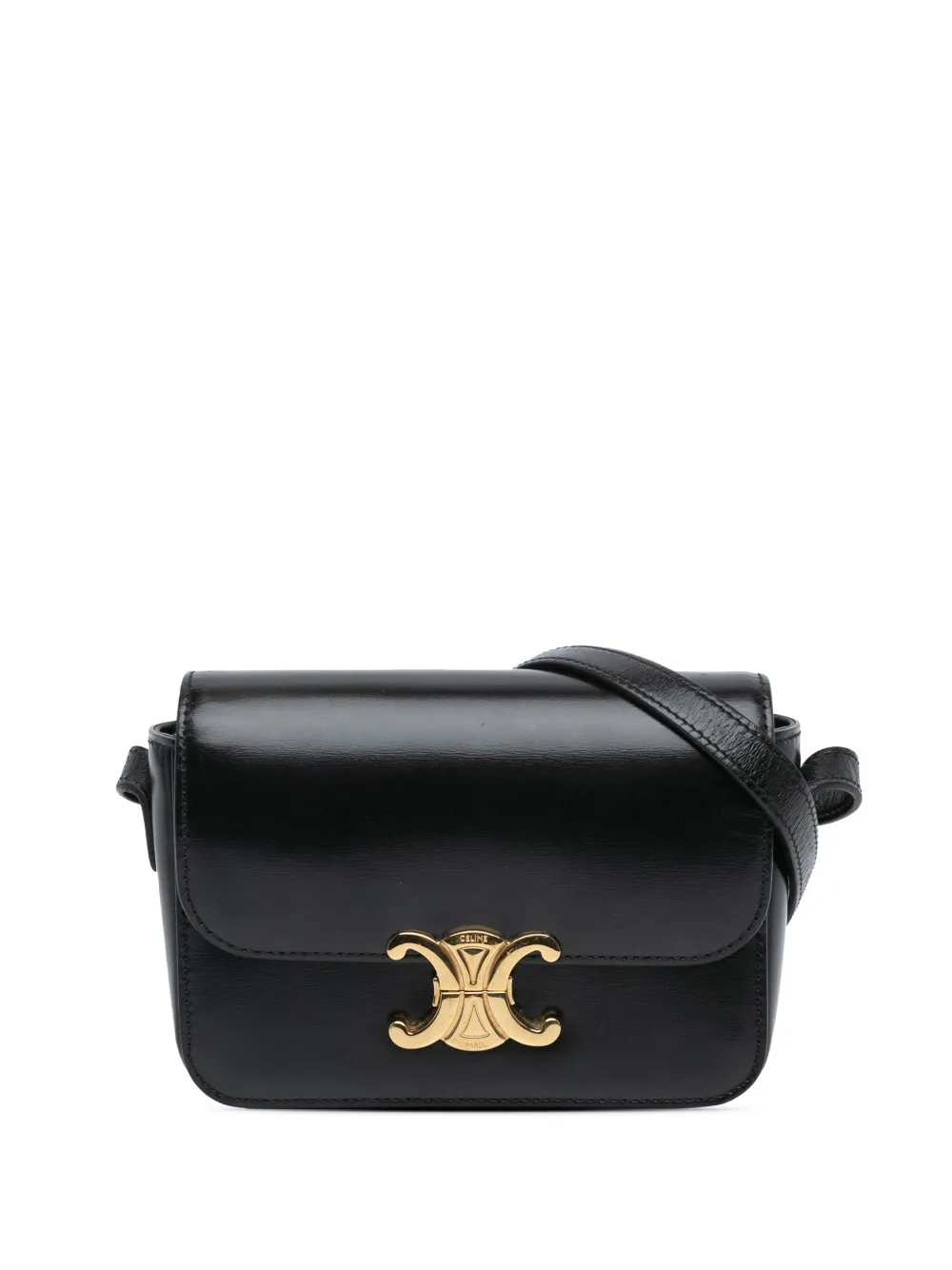 2020 Teen Shiny Calfskin Triomphe crossbody bag