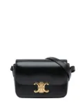 Céline Pre-Owned 2020 Teen Shiny Calfskin Triomphe crossbody bag - Black