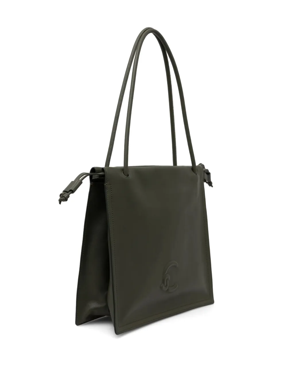 Coccinelle Leren shopper - Groen