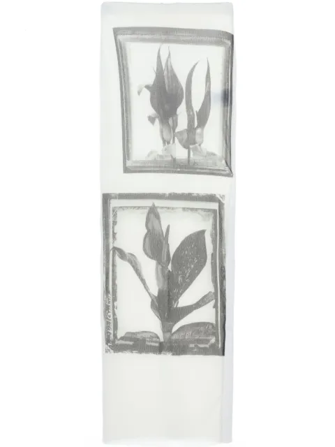 Jean Paul Gaultier floral-print midi skirt 