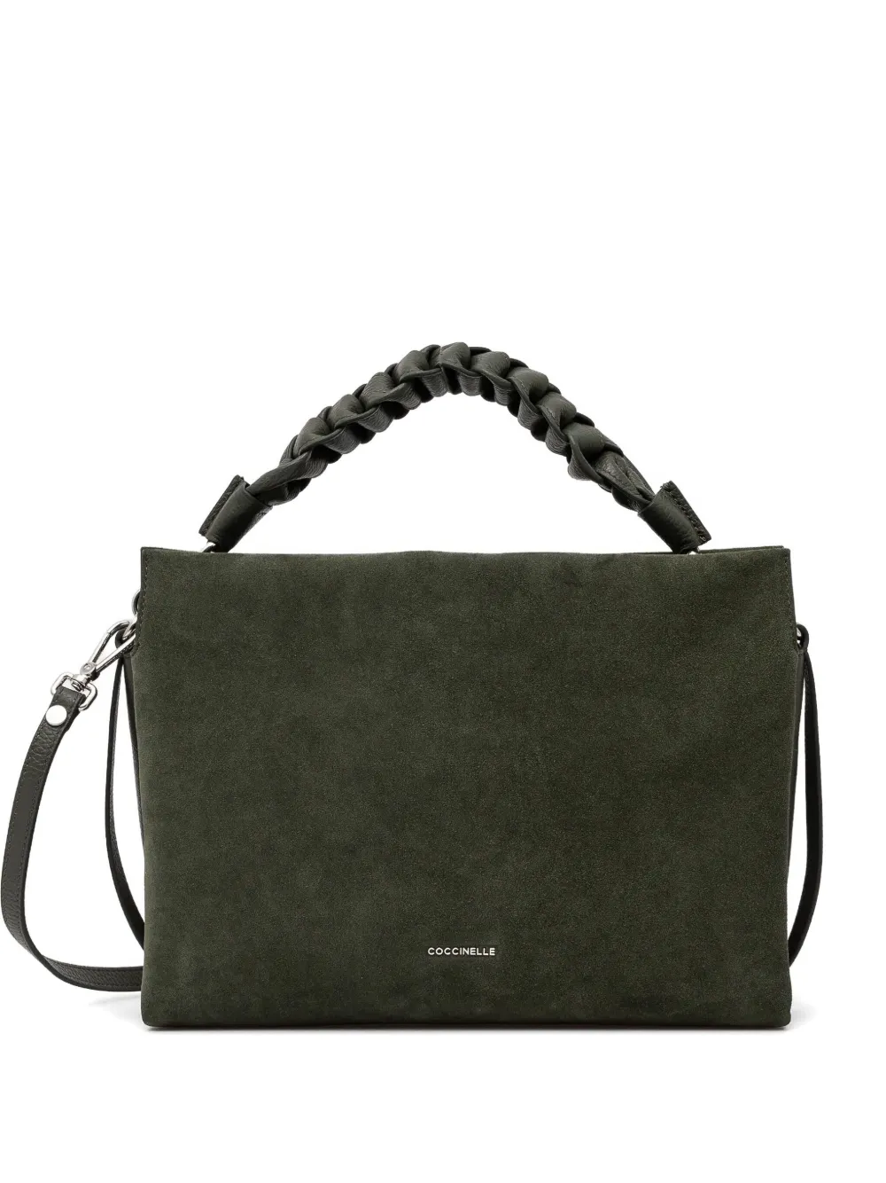 Coccinelle sac porté épaule en daim | vert | Image 1