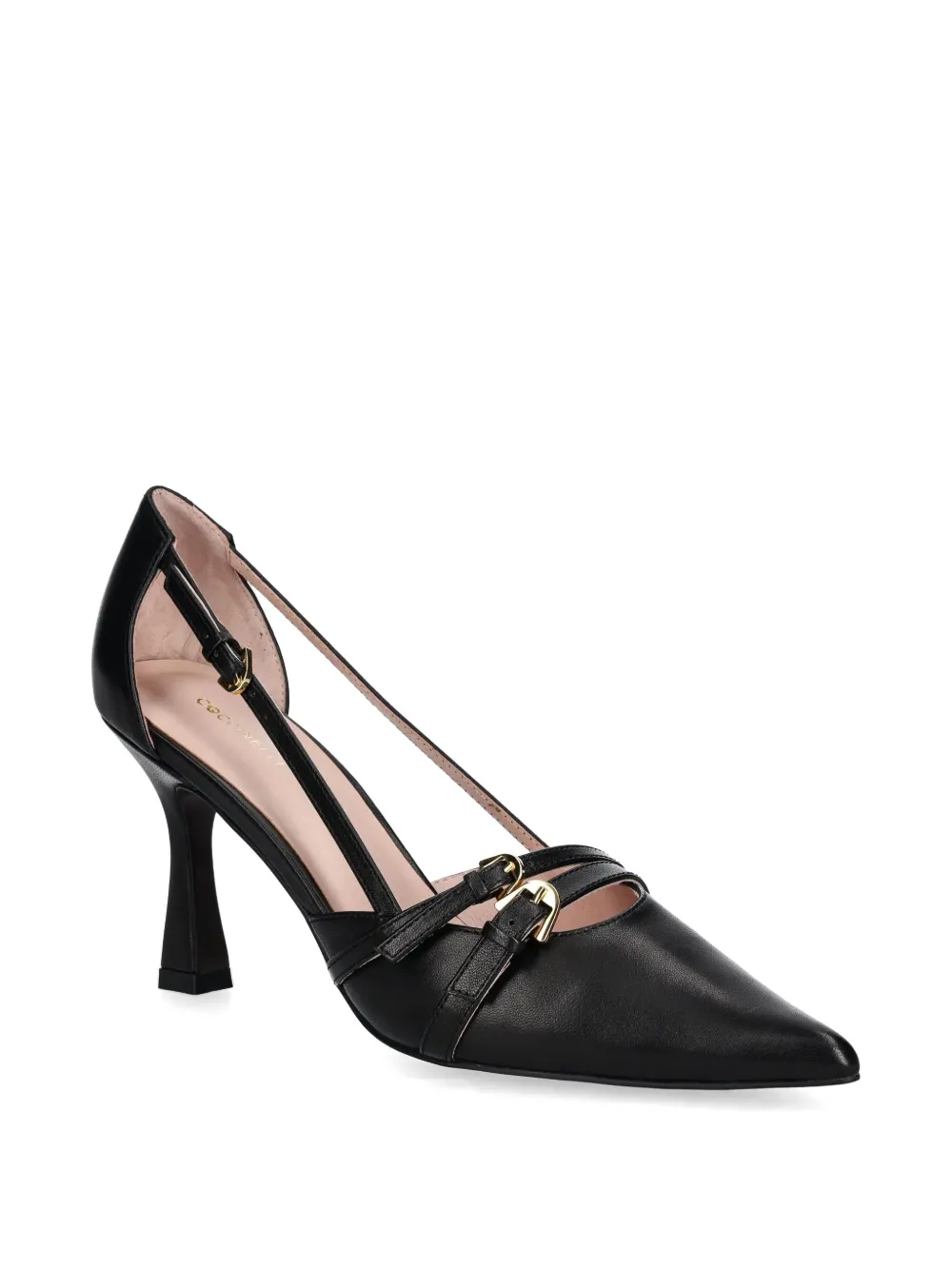 Coccinelle 90 mm leren pumps - Zwart