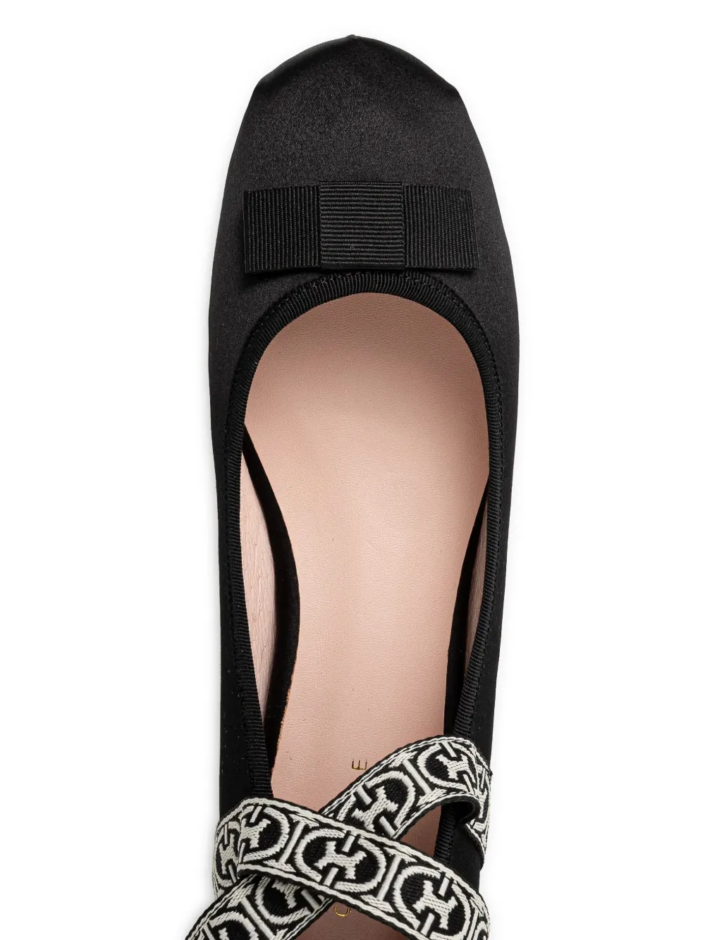 Coccinelle ankle-strap ballerina shoes Black