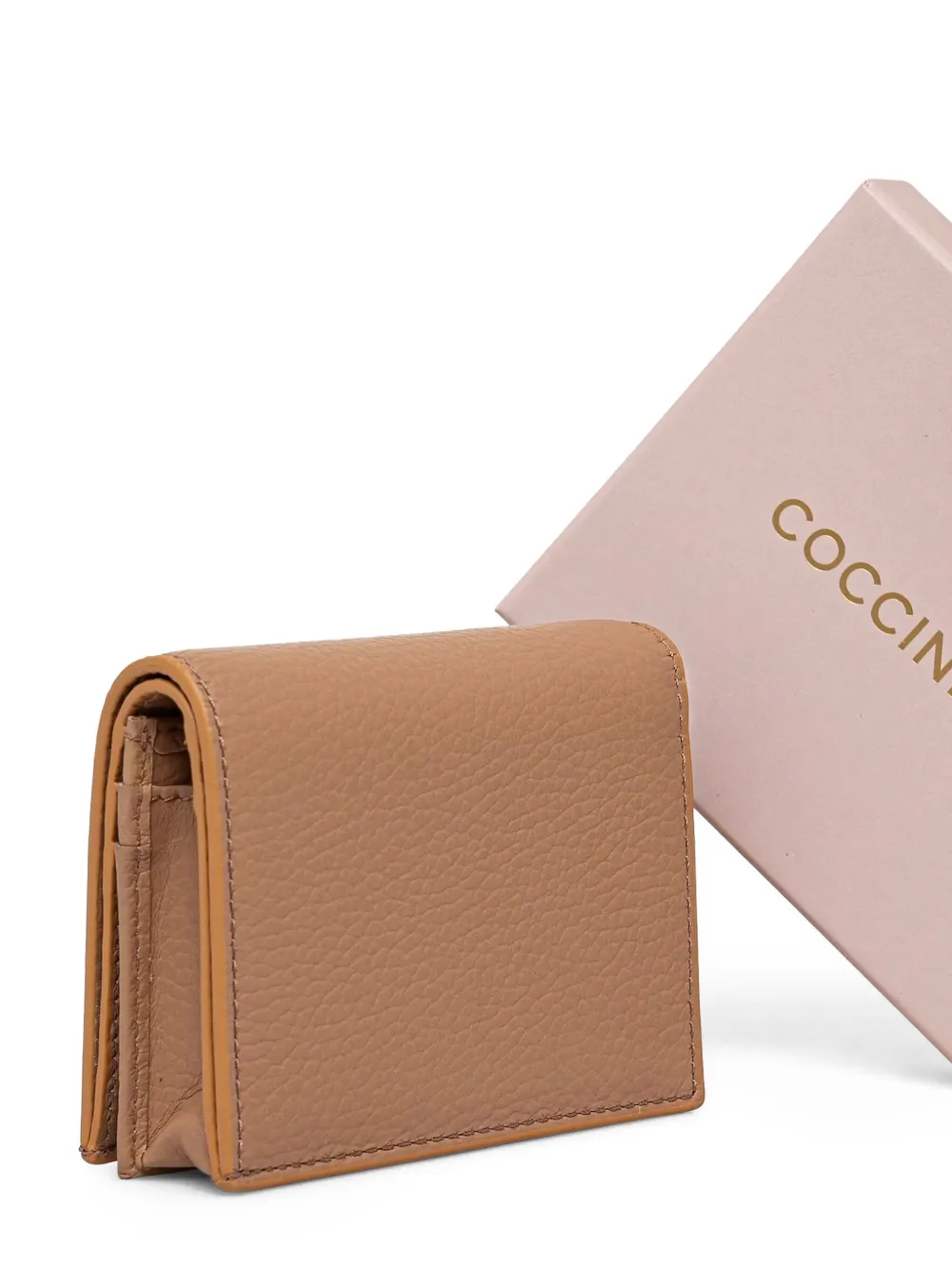 Coccinelle Metallic Soft portemonnee - Bruin