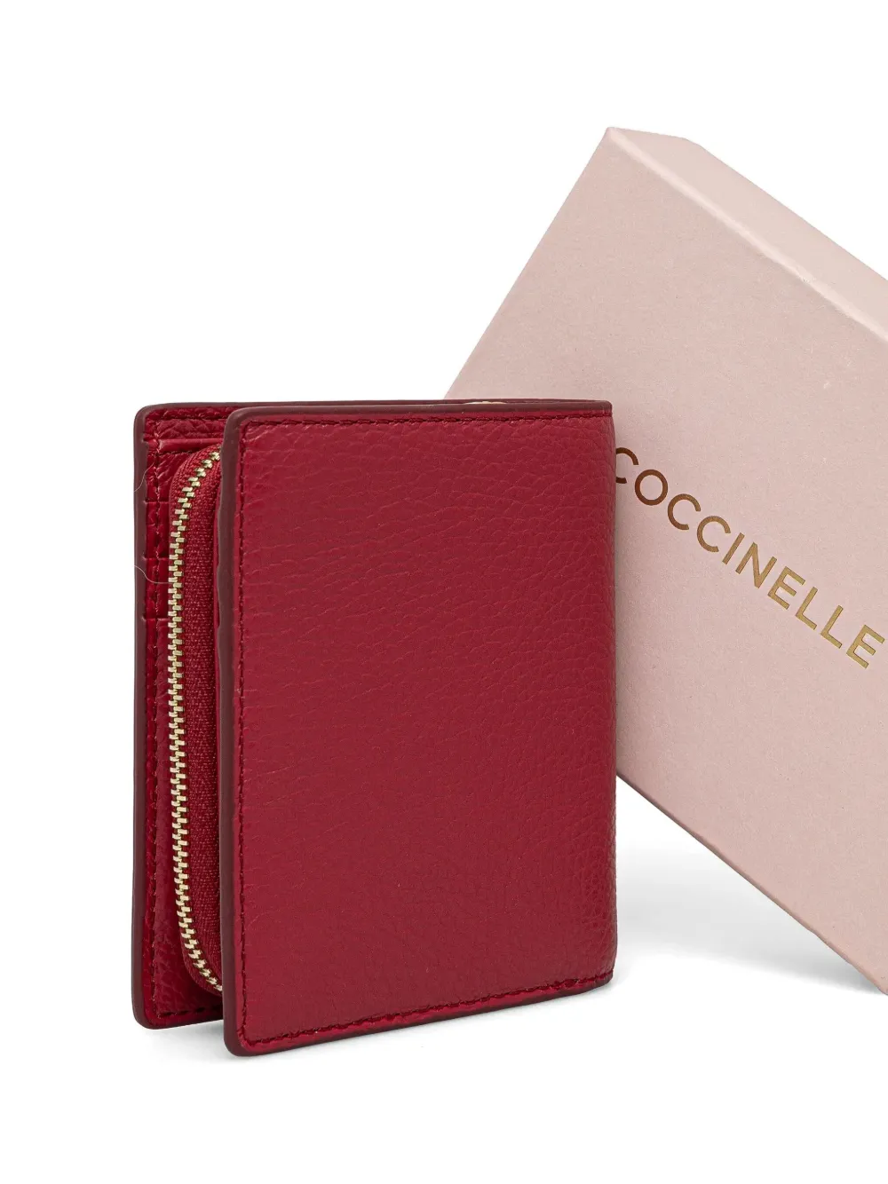 Coccinelle Portemonnee met logo Rood